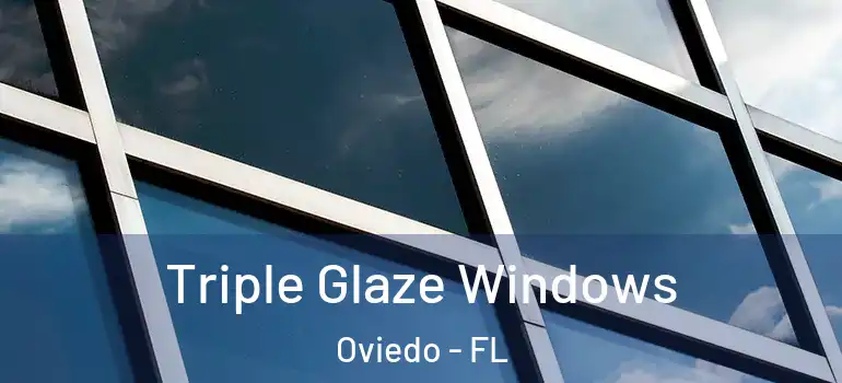 Triple Glaze Windows Oviedo - FL